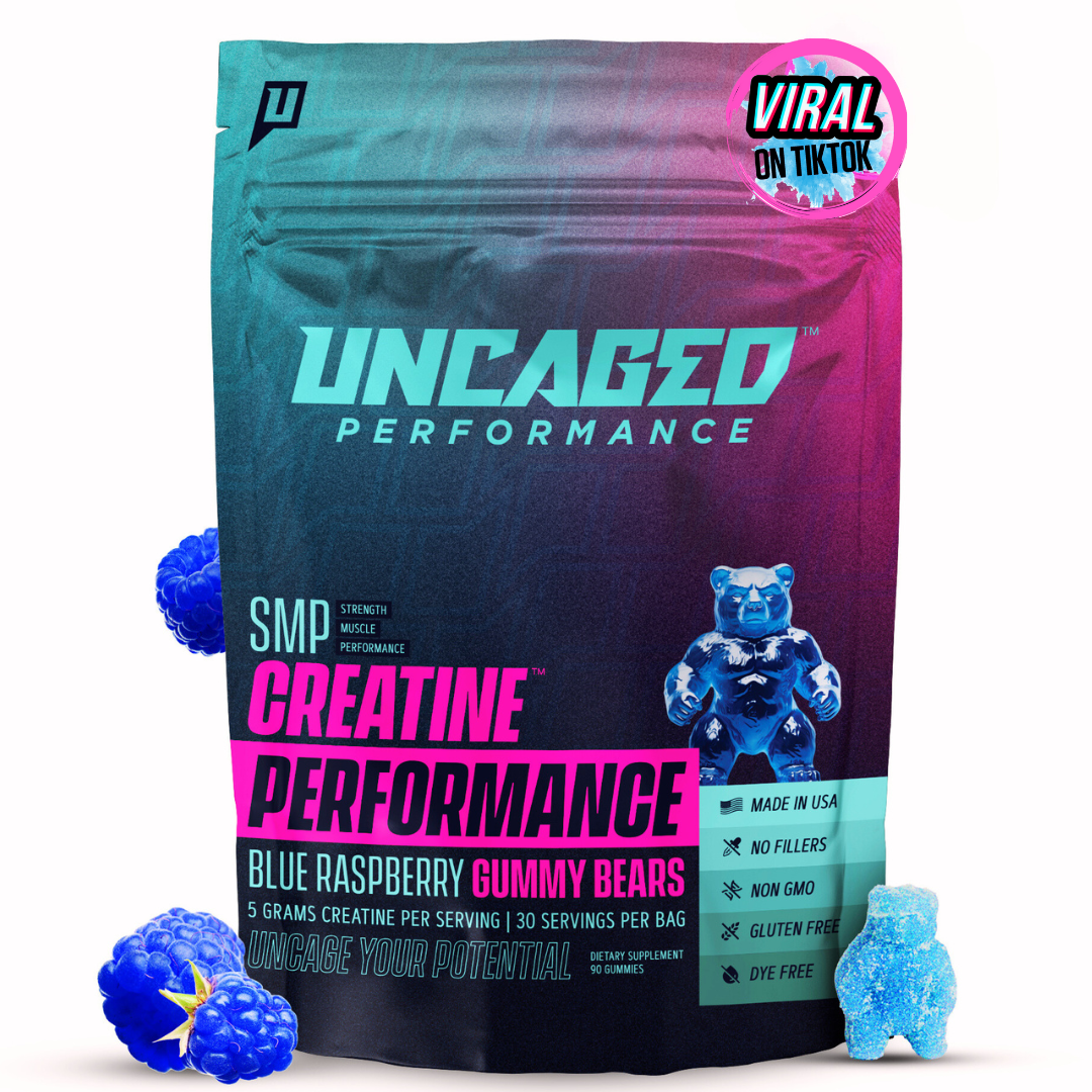 Creatine Monohydrate Gummies, 5g Creatine 30 Servings, Fast Absorbing for Men and Women, Supports Strength Muscle and Performance - 120 Count - Blue Raspberry, Premium All Natural