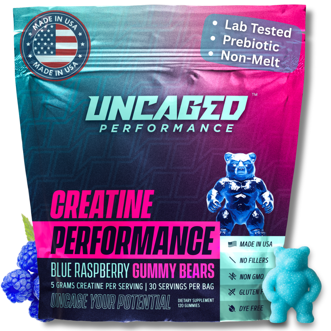 Creatine Performance Gummies Blue Raspberry