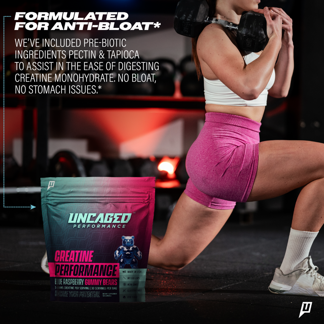 Creatine Performance Gummies Blue Raspberry